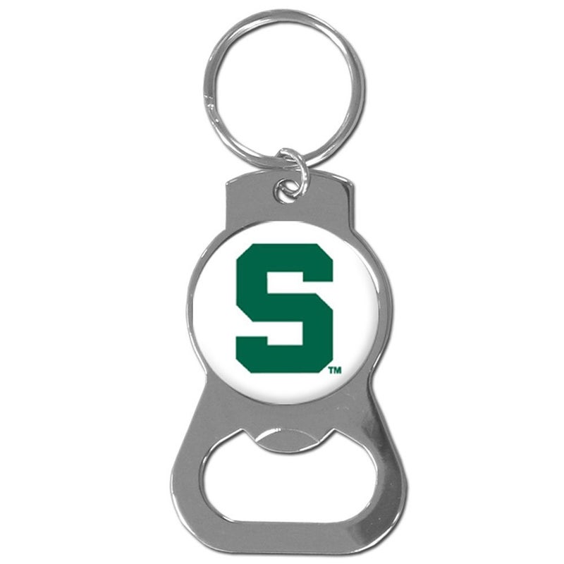 Siskiyou NCAA Siskiyou Sports Fan Shop Michigan State Spartans Bottle Opener Key Chain One Size Team Color - Image 1